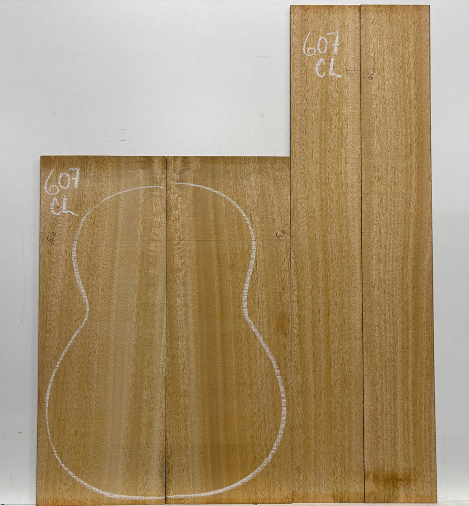 Golden Mango Classical Guitar Back and Side Set #607