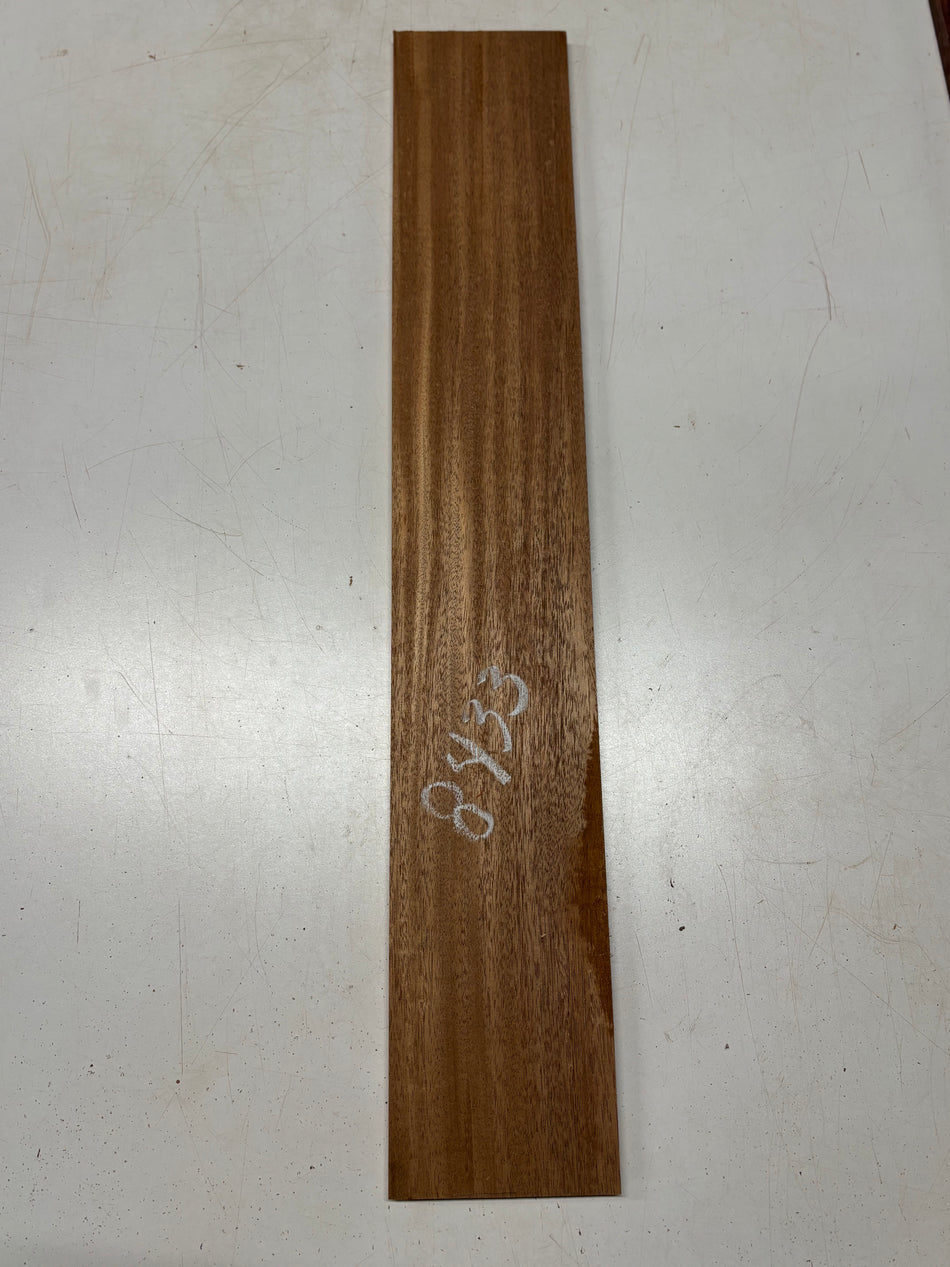 1 Piece, African Mahogany Thin Stock Lumber  32"x5-1/4"x1/2"#8433 - Exotic Wood Zone