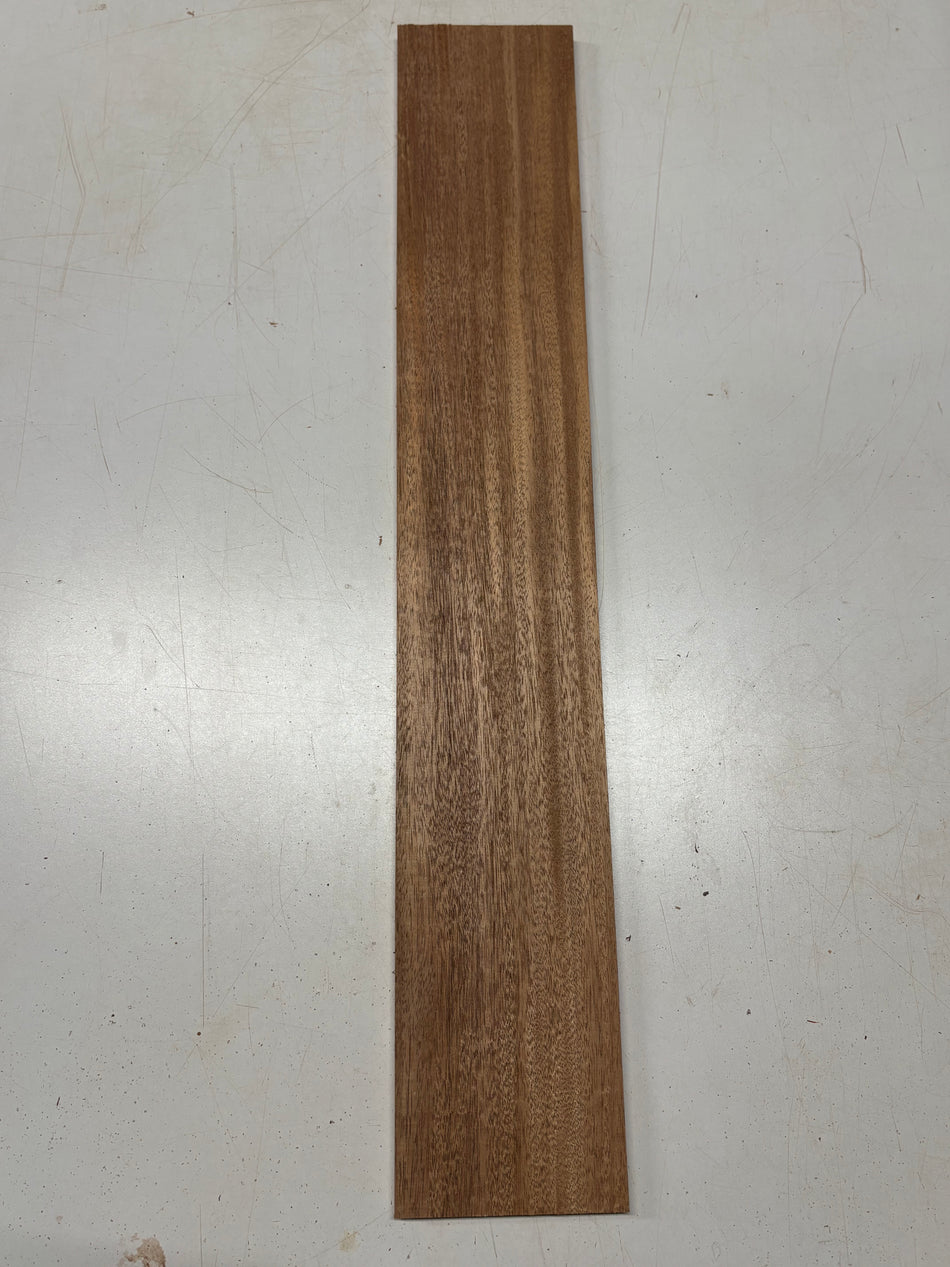 1 Piece, African Mahogany Thin Stock Lumber  32"x5-1/4"x1/2"#8433 - Exotic Wood Zone