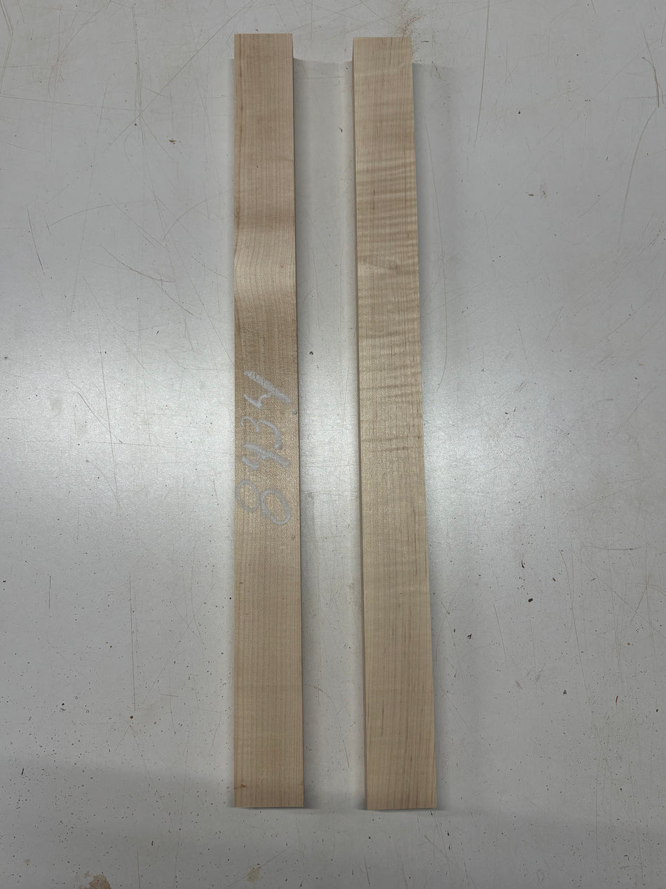 2 Pack, Hard Maple Thin Stock Lumber 24"x1-7/8"x1-1/8"#8434 - Exotic Wood Zone