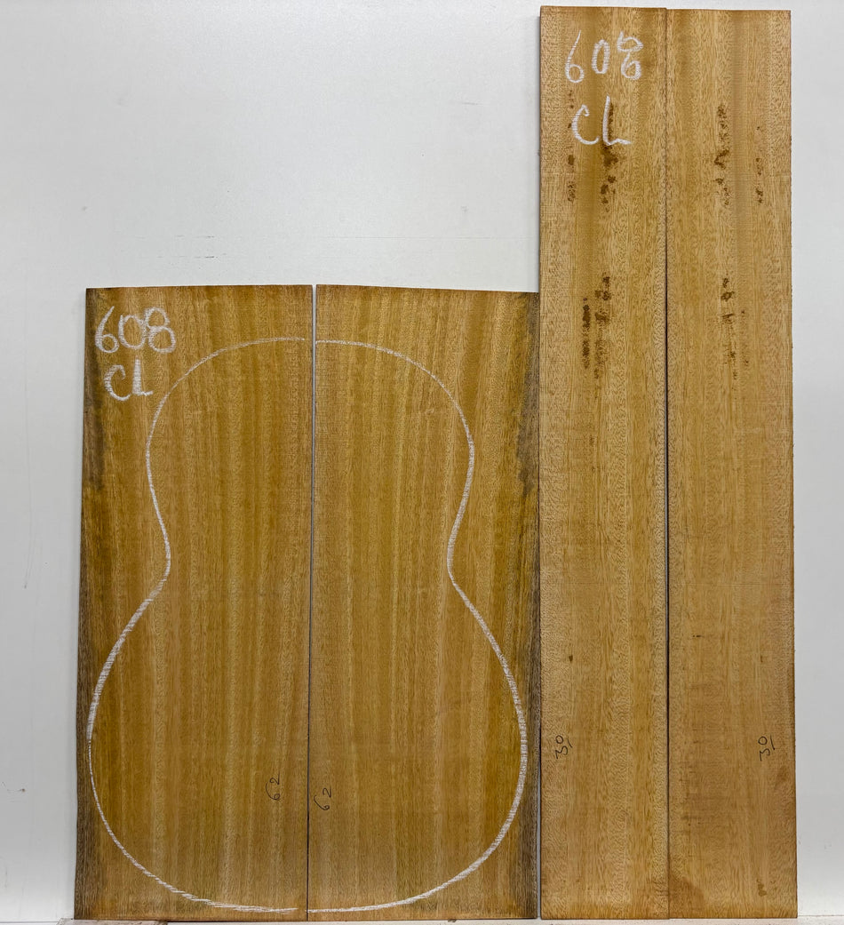 Golden Mango Classical Guitar Back and Side Set #608