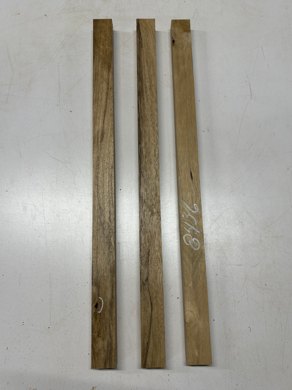 3 Pack, Black Limba Thin Stock Lumber  30'x1-3/4"x1-1/2"  , 30"x1-3/4"x1-1/4" #8436 - Exotic Wood Zone