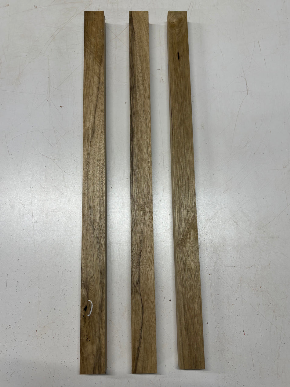 3 Pack, Black Limba Thin Stock Lumber  30'x1-3/4"x1-1/2"  , 30"x1-3/4"x1-1/4" #8436 - Exotic Wood Zone