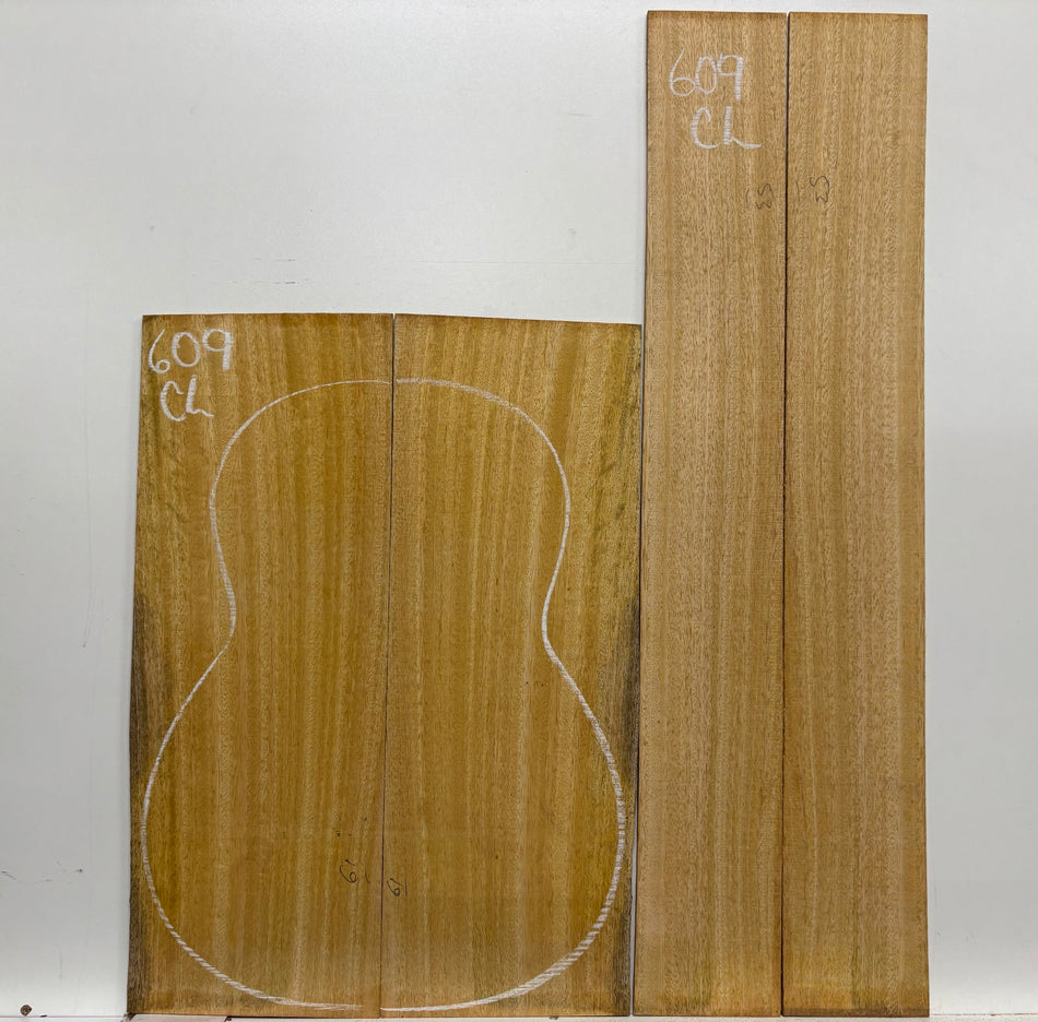 Golden Mango Classical Guitar Back and Side Set #609