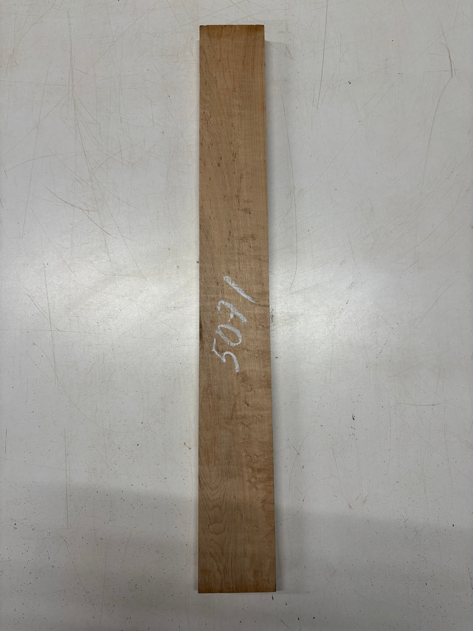 1 Piece, Bird’s Eye Maple Guitar Neck Blank 24" x 3" x 7/8"#5071