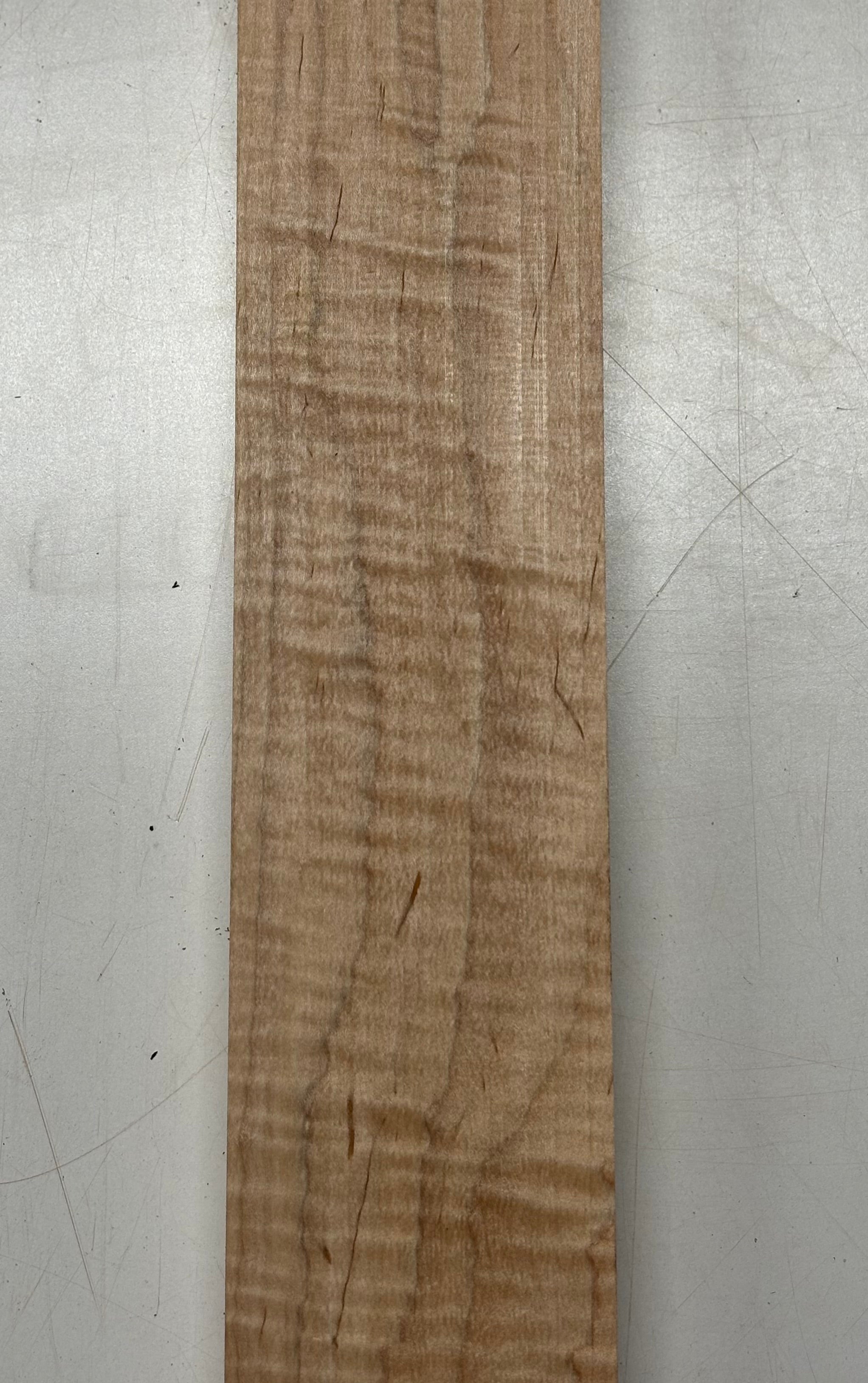 Fender Flame Maple Guitar Neck Blank - AAAA Grade (Flat Sawn) #255 Exotic Wood Zone 