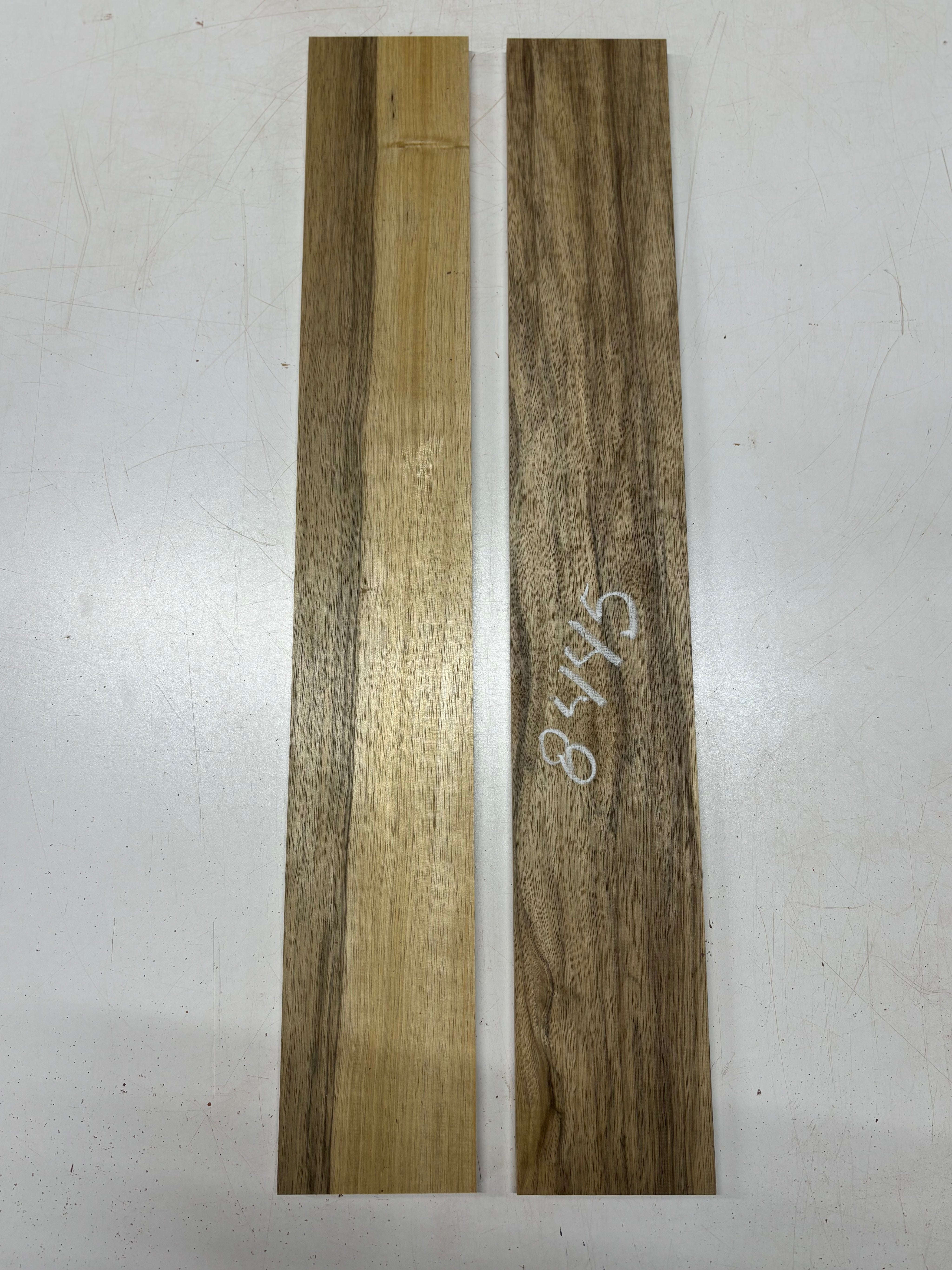 2 Pack, Black Limba Thin Stock Lumber 30"x4-1/2"x1/2"#8445 - Exotic Wood Zone