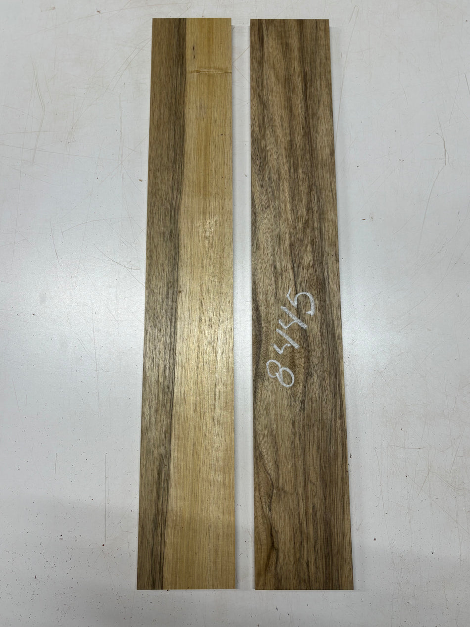 2 Pack, Black Limba Thin Stock Lumber 30"x4-1/2"x1/2"#8445 - Exotic Wood Zone