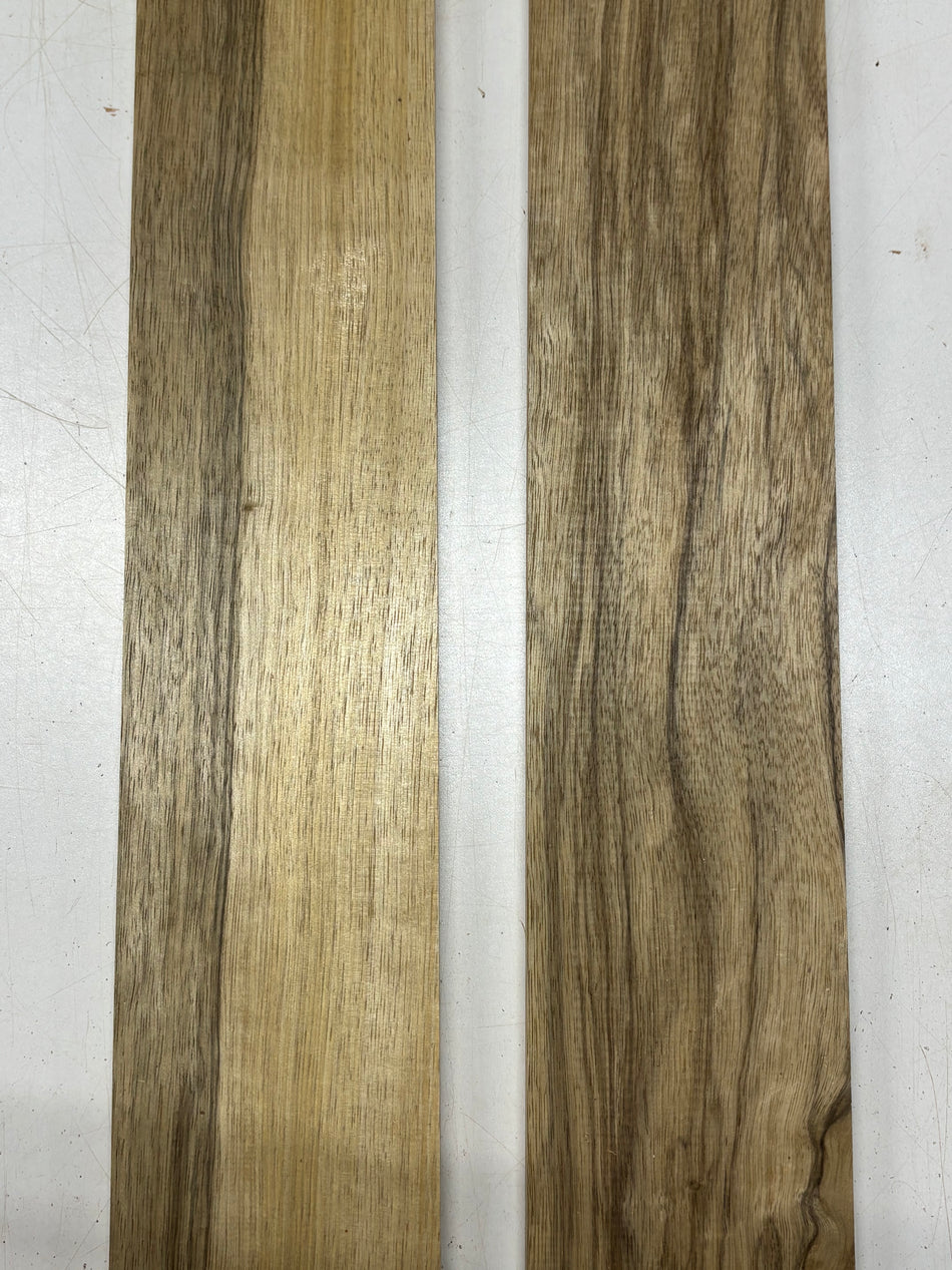 2 Pack, Black Limba Thin Stock Lumber 30"x4-1/2"x1/2"#8445 - Exotic Wood Zone