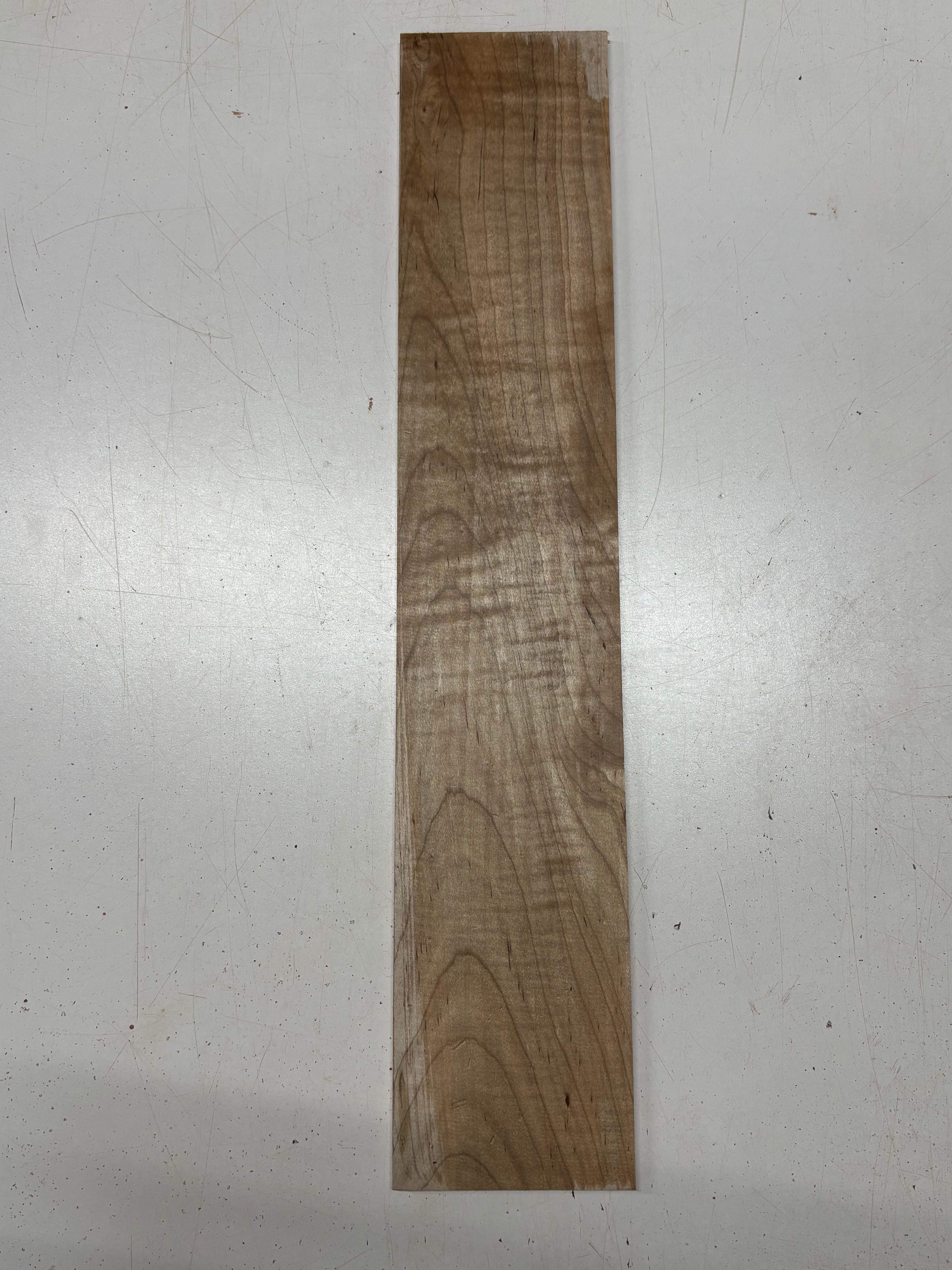 1 Piece, Flame Hard Maple Thin Stock Lumber 23"x4-3/8"x1/4"#8446 - Exotic Wood Zone