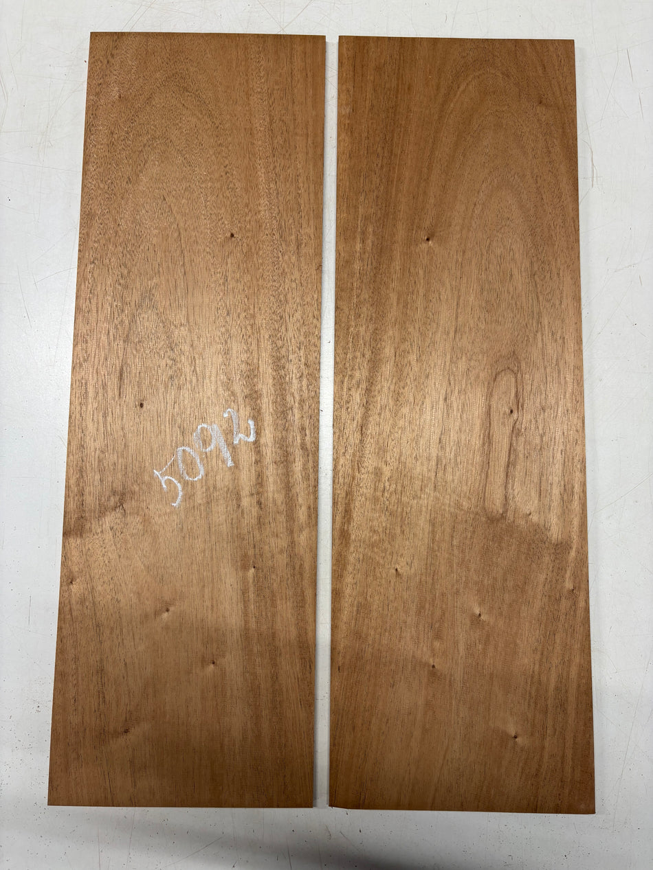 2 Pack, African Mahogany Thin Stock Lumber 28"x 9"x 1/4"#5092