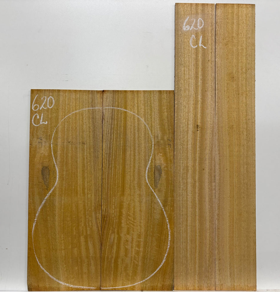 Golden Mango Classical Guitar Back and Side Set #620