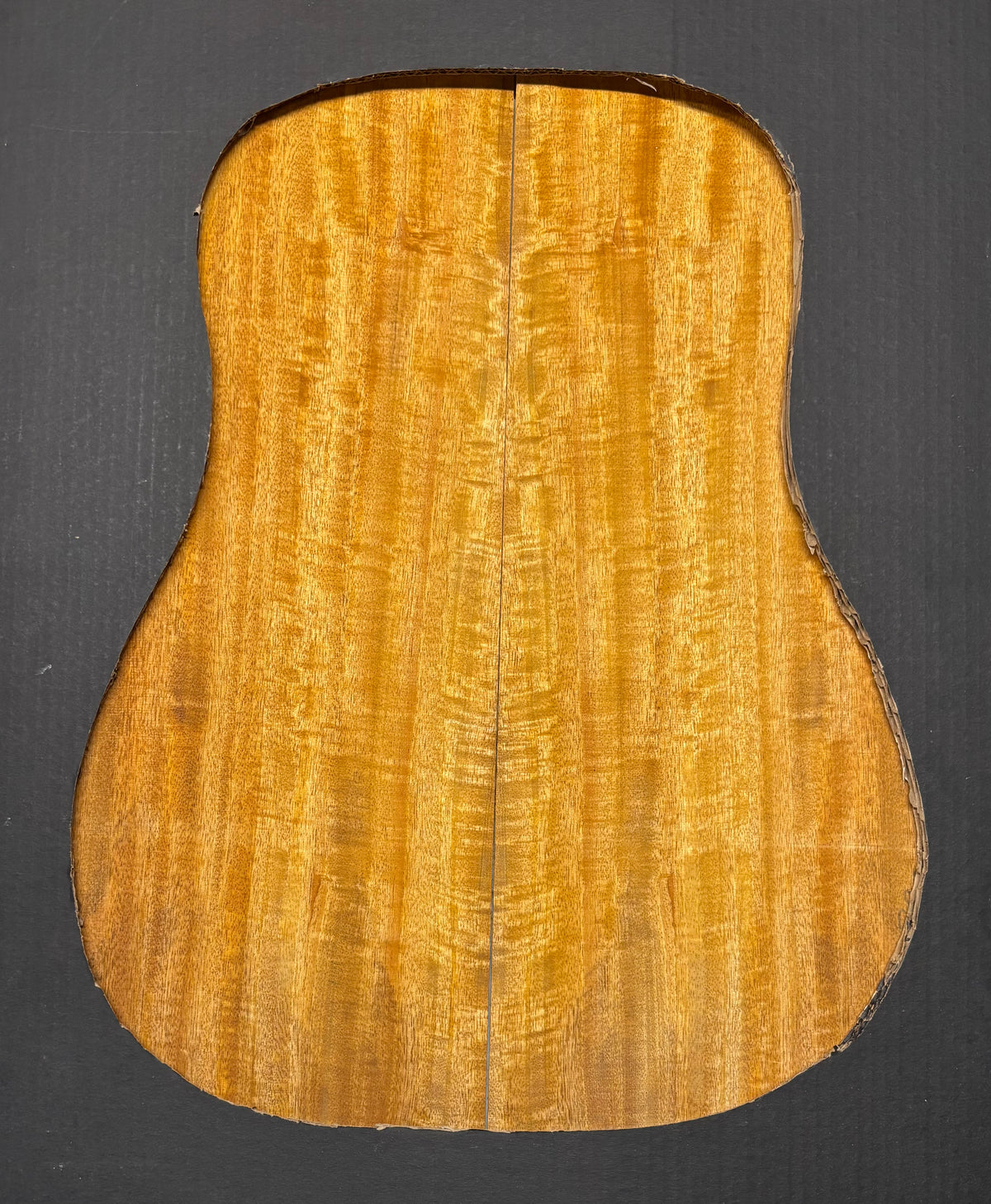 Golden Flame Mango Dreadnought Guitar Back and Side Set #701 - Exotic Wood Zone