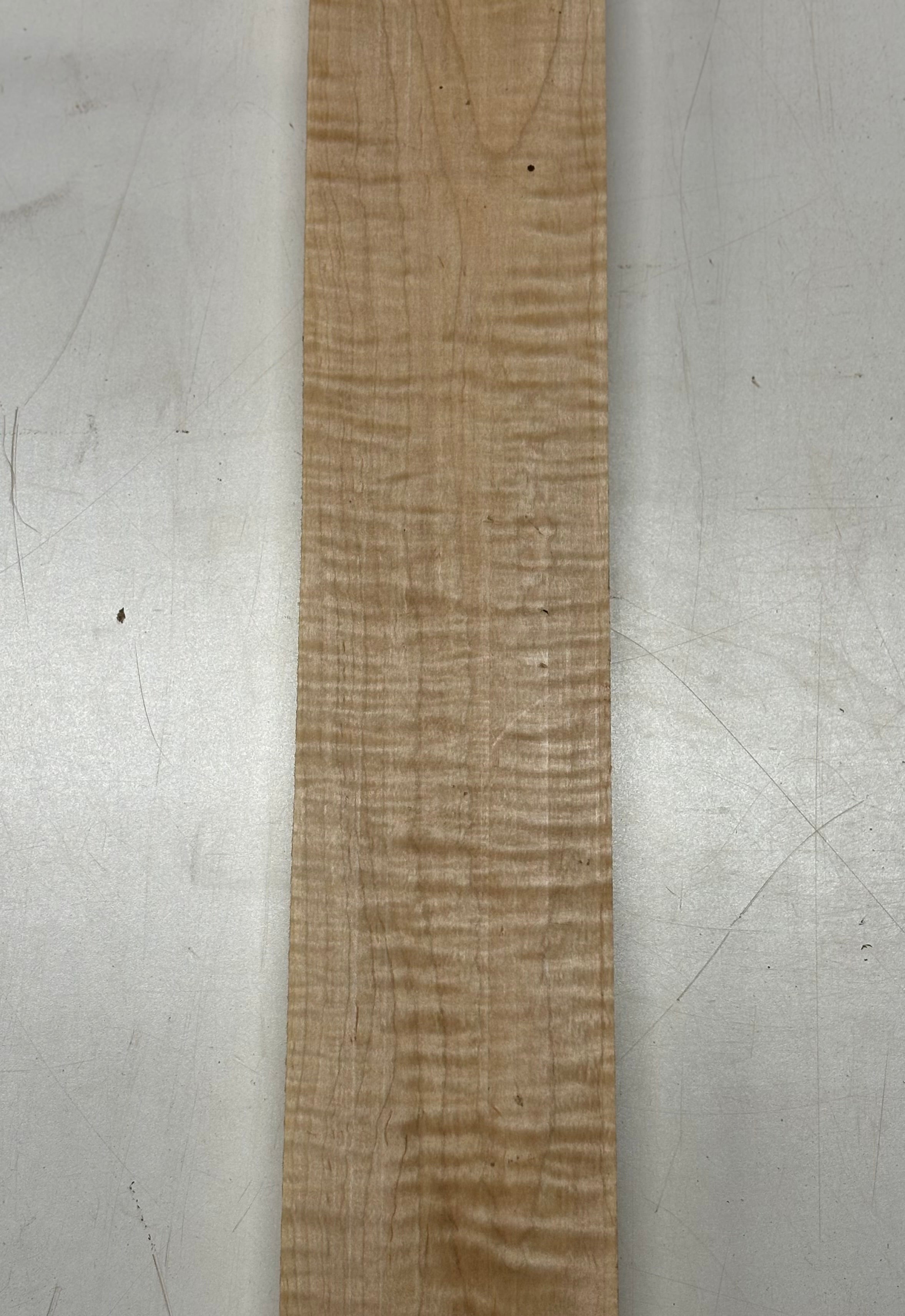Fender Flame Maple Guitar Neck Blank - AAAA Grade (Flat Sawn) #268 Exotic Wood Zone 