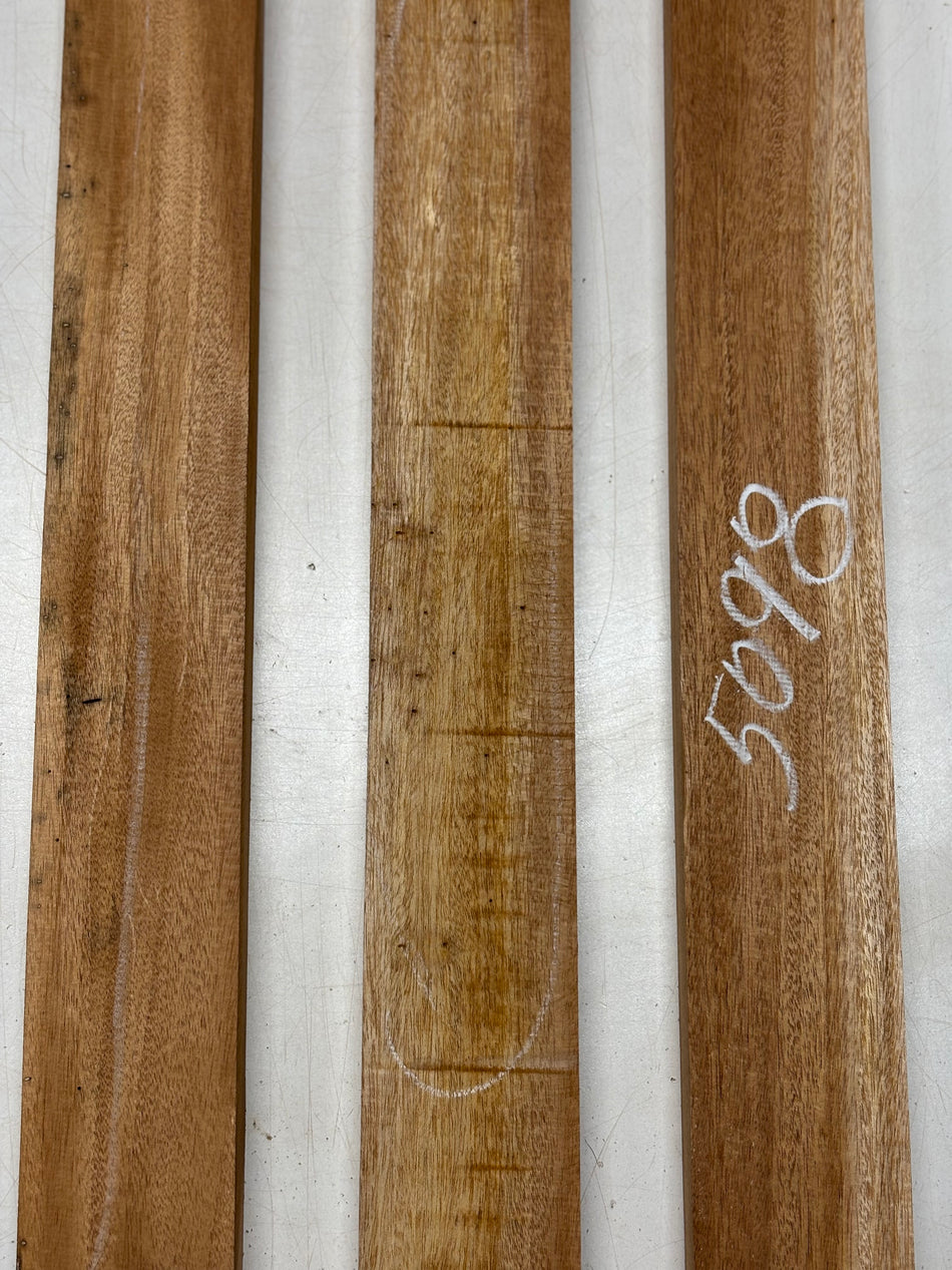 3 Pack, Indian Mahogany Guitar Neck Blanks 36"x 2-7/8"x 1"#5098