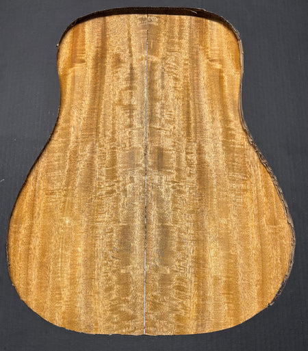 Golden Flame Mango Dreadnought Guitar Back and Side Set #704 - Exotic Wood Zone