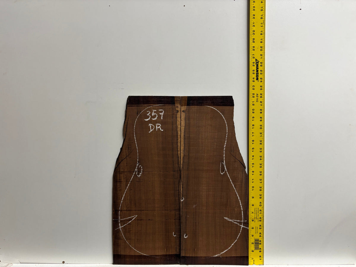 Amazon Rosewood Dreadnought Guitar Back and Side Seconds Set #357 Exotic Wood Zone 