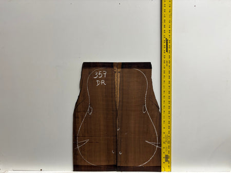 Amazon Rosewood Dreadnought Guitar Back and Side Seconds Set #357 Exotic Wood Zone 