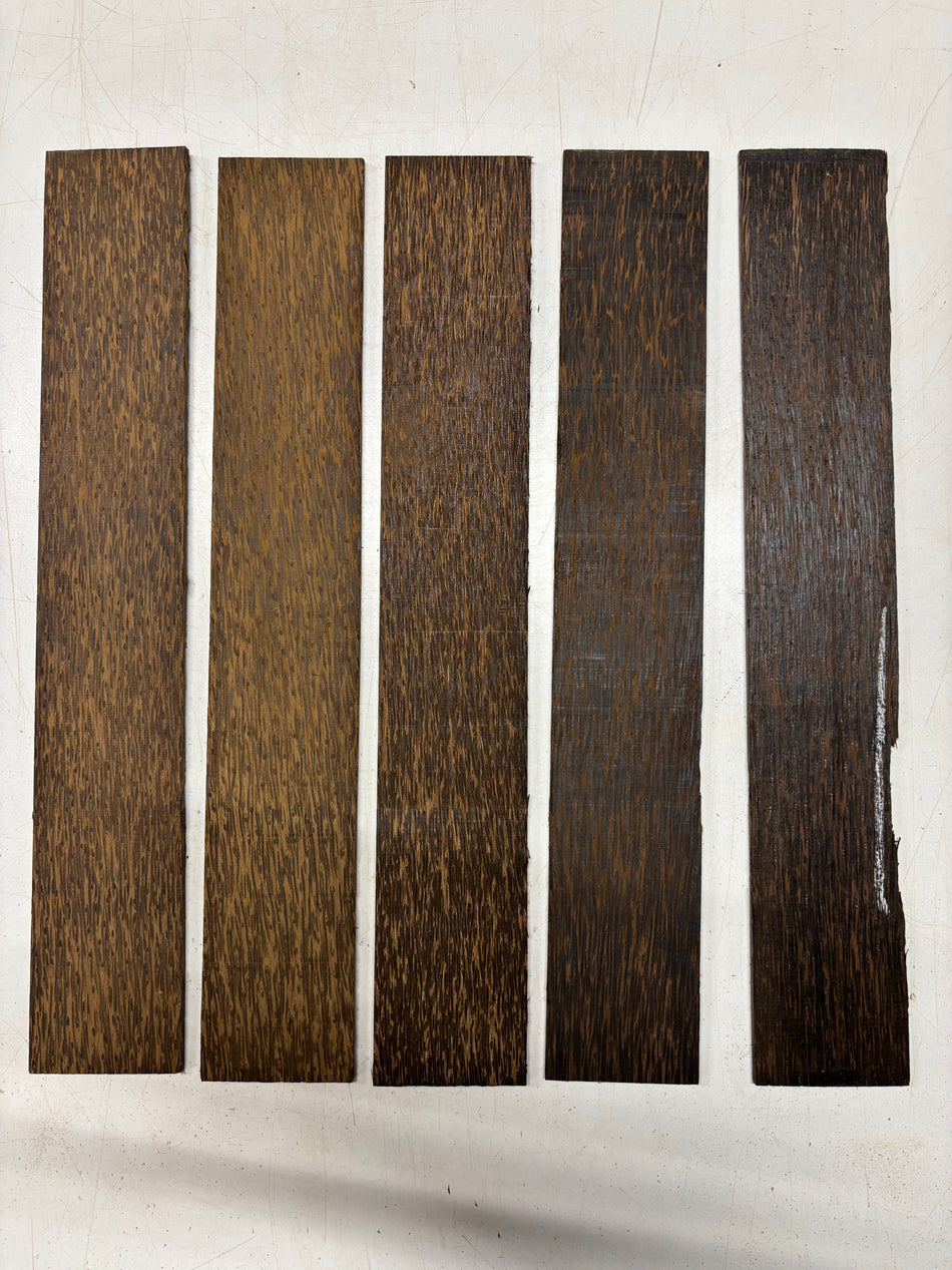 5 Pack, Black Palm Thin Stock Lumber 18"x3"x3/16"#5113
