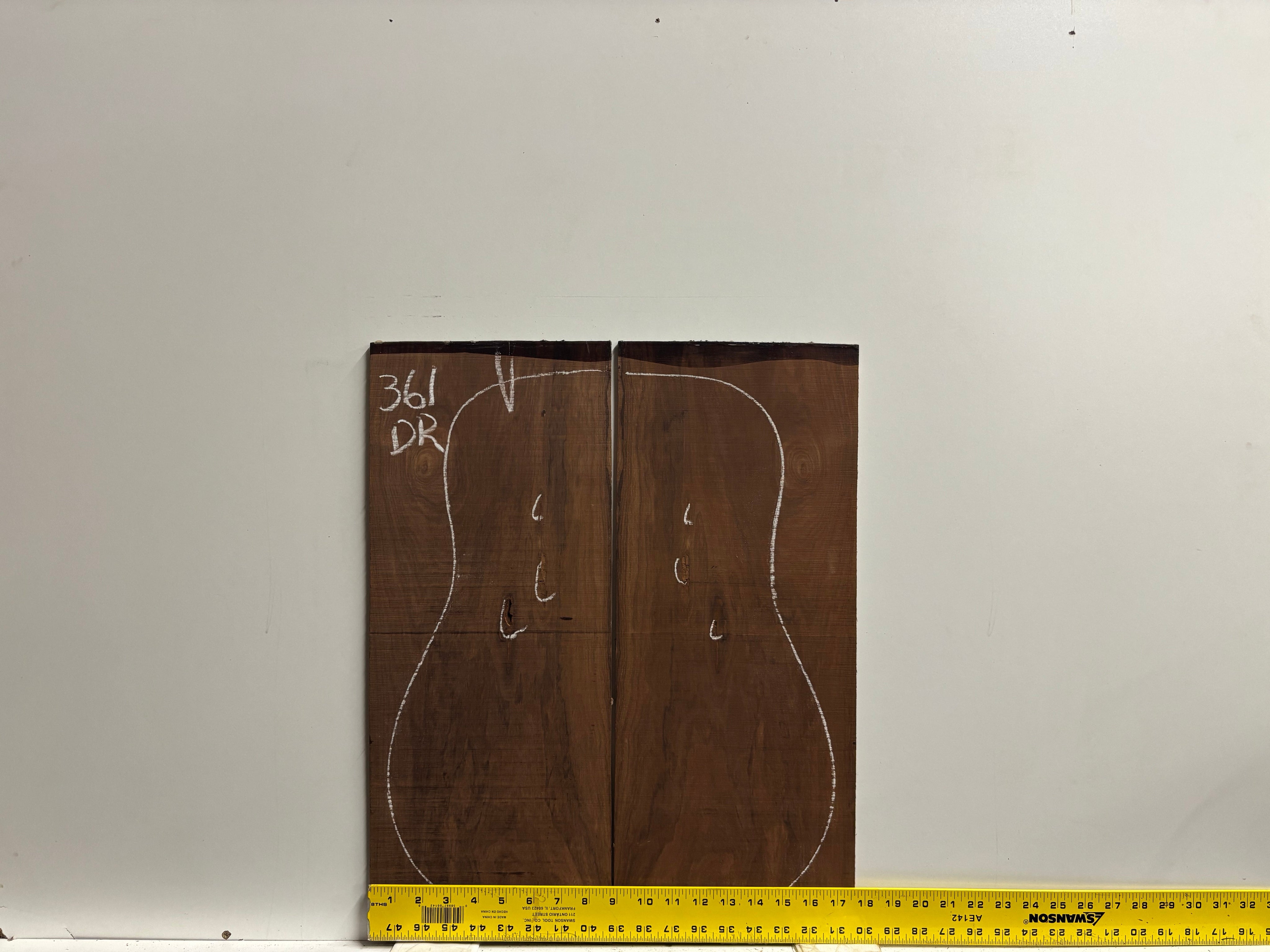 Amazon Rosewood Dreadnought Guitar Back and Side Seconds Set #361 Exotic Wood Zone 