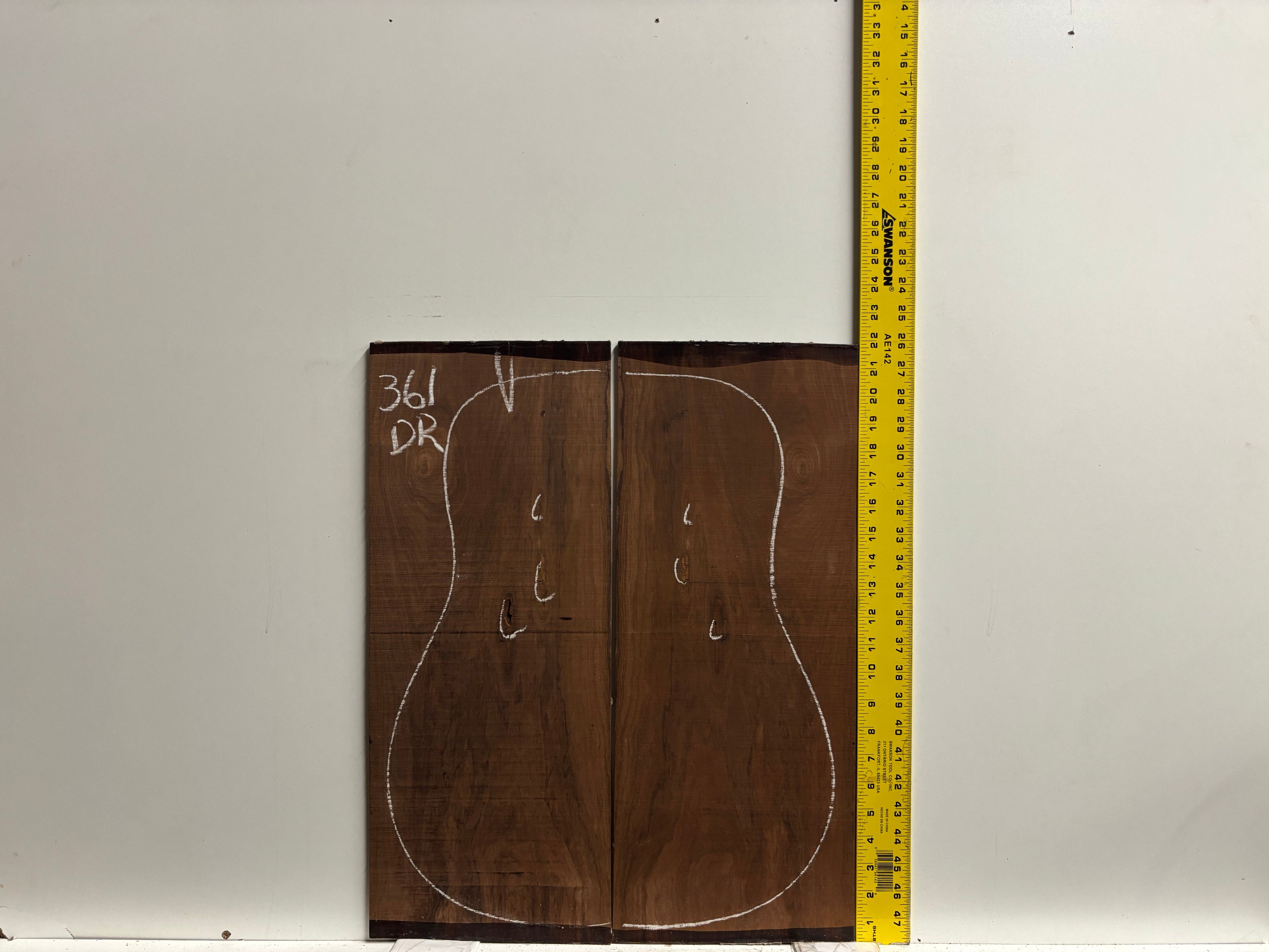 Amazon Rosewood Dreadnought Guitar Back and Side Seconds Set #361 Exotic Wood Zone 