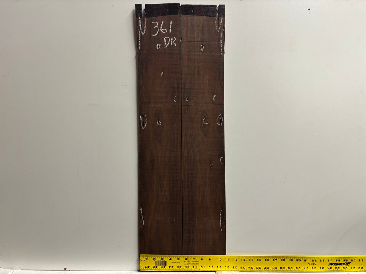 Amazon Rosewood Dreadnought Guitar Back and Side Seconds Set #361 Exotic Wood Zone 