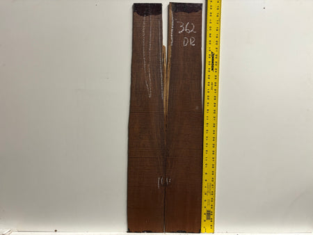 Amazon Rosewood Dreadnought Guitar Back and Side Seconds Set #362 Exotic Wood Zone 