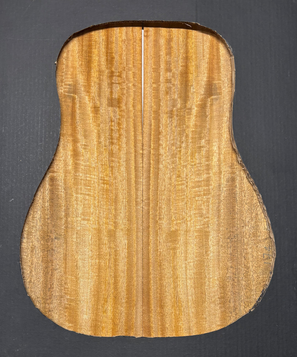 Juego de fondo y aros de guitarra de grado AAAA Dreadnought de palisandro de la India Oriental #61 