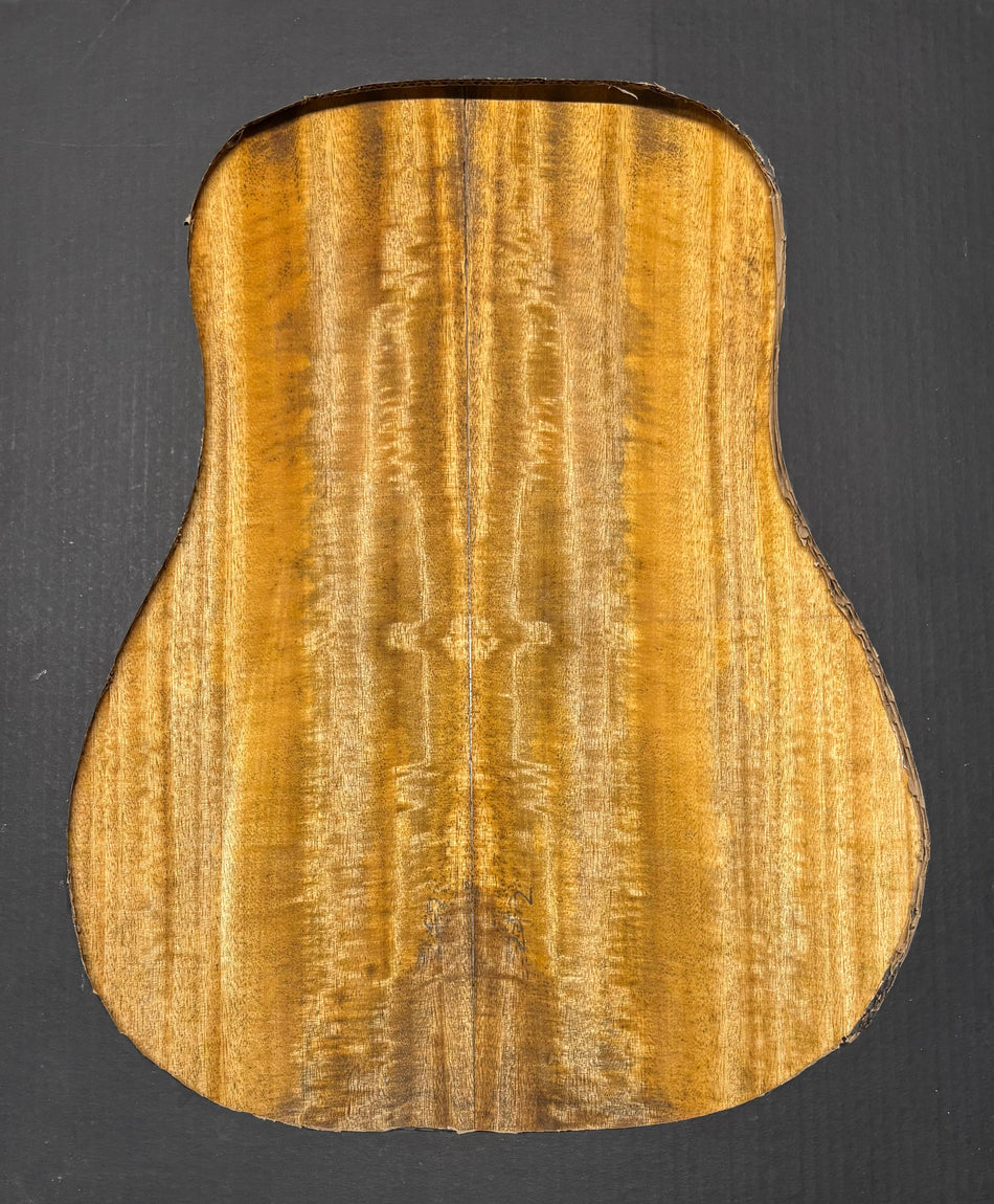 Juego de fondo y aros de guitarra de grado AAAA Dreadnought de palisandro de la India Oriental #61 