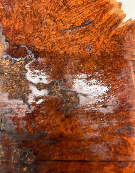 Red Gum Burl Bookmatched Guitar Drop Tops | 21" x 14" x 1/4" - #21 - Exotic Wood Zone - Buy online Across USA 