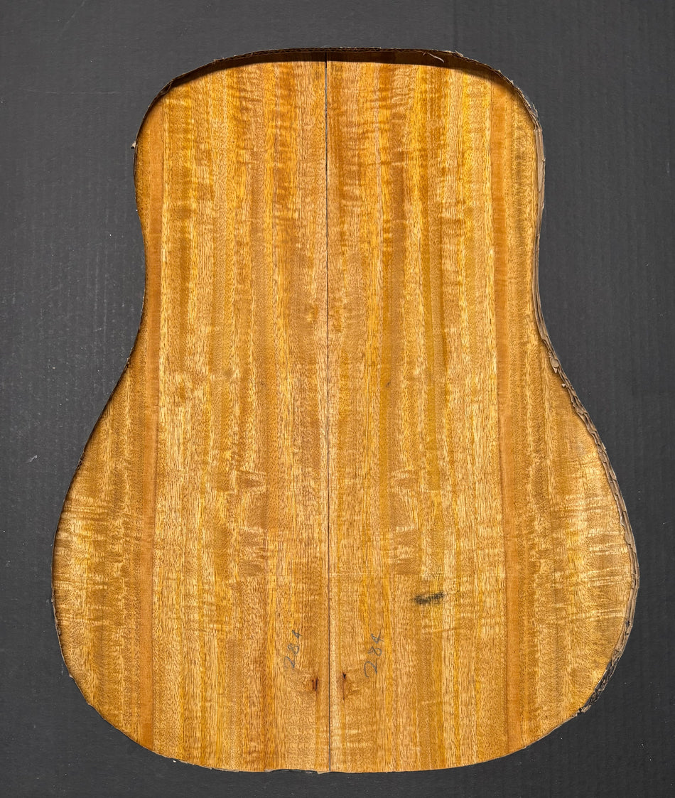 Juego de fondo y aros de guitarra de grado AAAA Dreadnought de palisandro de la India Oriental #61 