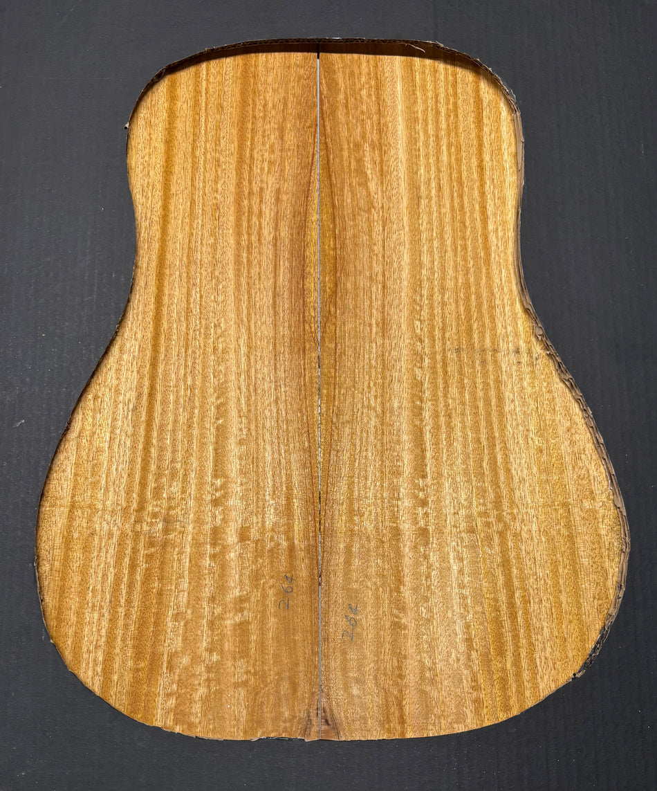 Juego de fondo y aros de guitarra de grado AAAA Dreadnought de palisandro de la India Oriental #61 