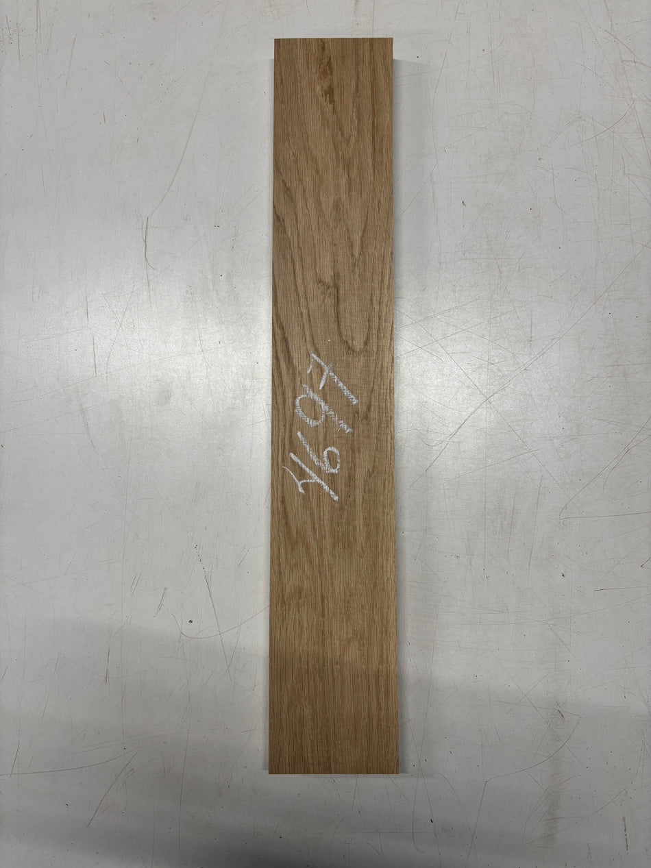 1 Piece, White Oak Guitar Neck Blank 24 x 4" x 1"#4697