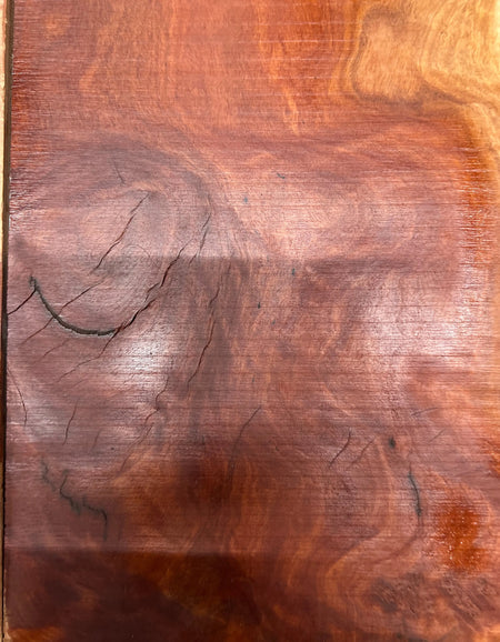 Red Gum Burl Bookmatched Guitar Drop Tops | 21" x 14" x 1/4" - #24 - Exotic Wood Zone - Buy online Across USA 