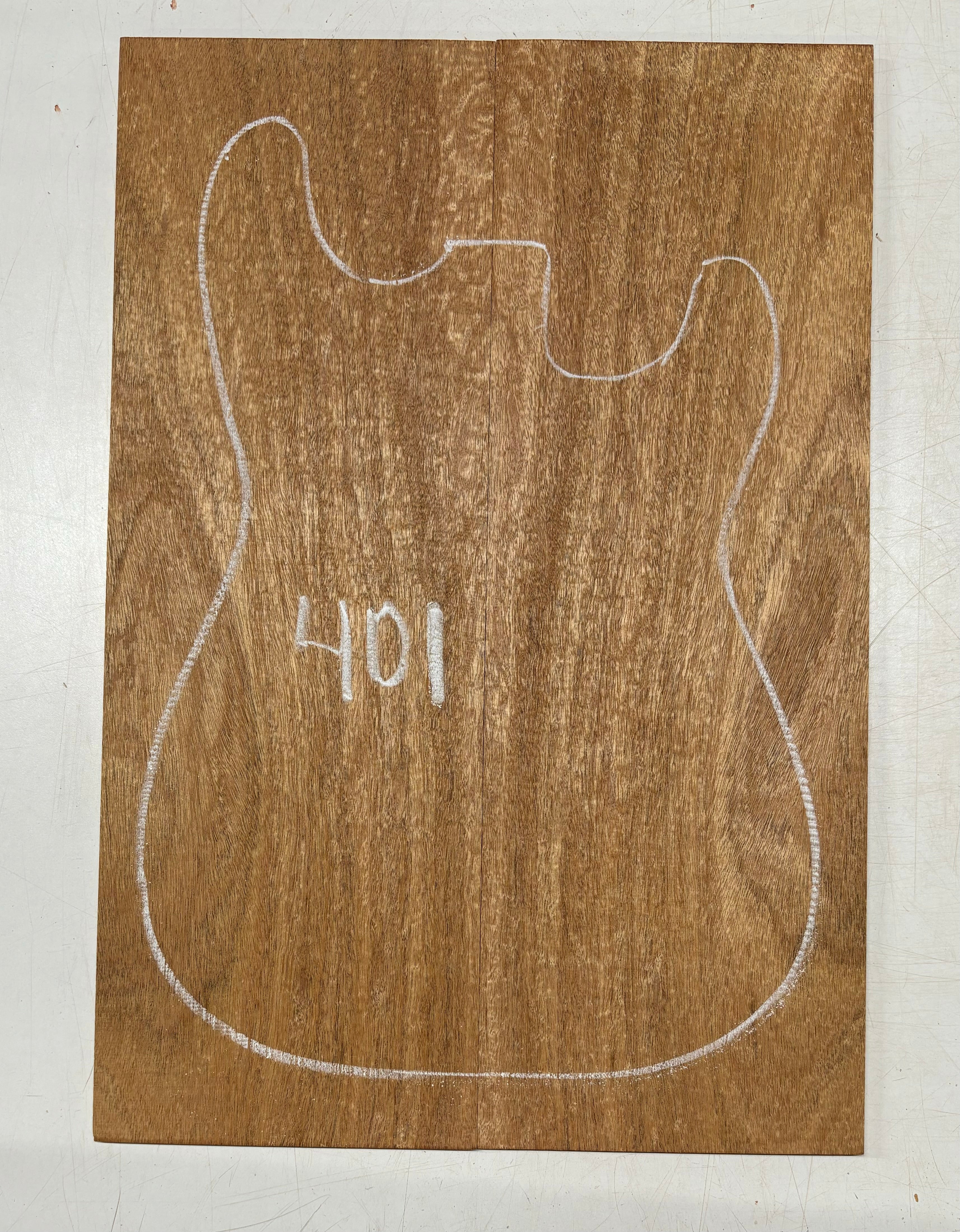 Rare Peacock Flame Mahogany Guitar Drop Top 21" x 7-1/4" x 3/8" #401 - Exotic Wood Zone