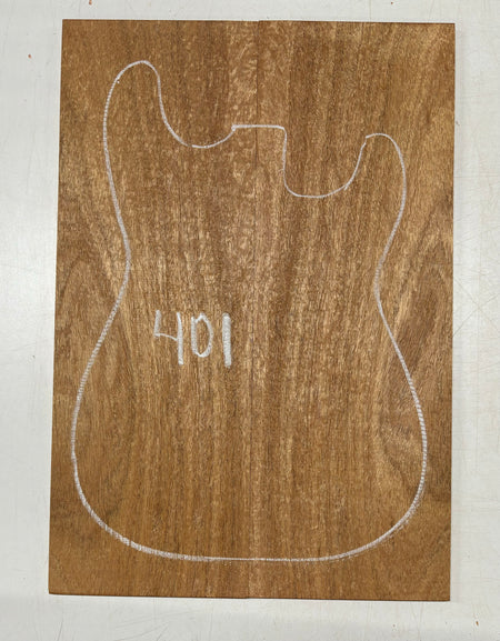 Rare Peacock Flame Mahogany Guitar Drop Top 21" x 7-1/4" x 3/8" #401 - Exotic Wood Zone