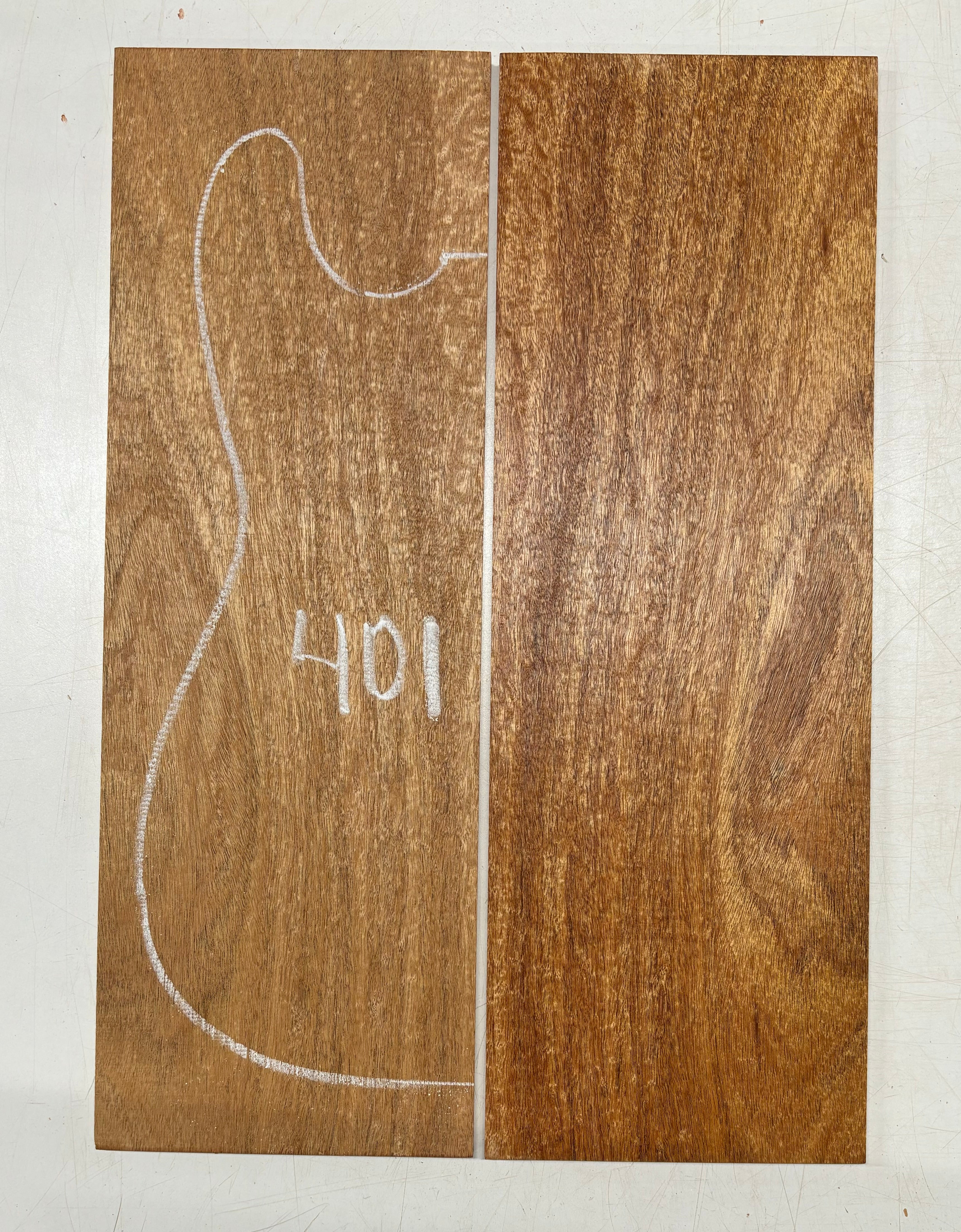Rare Peacock Flame Mahogany Guitar Drop Top 21" x 7-1/4" x 3/8" #401 - Exotic Wood Zone
