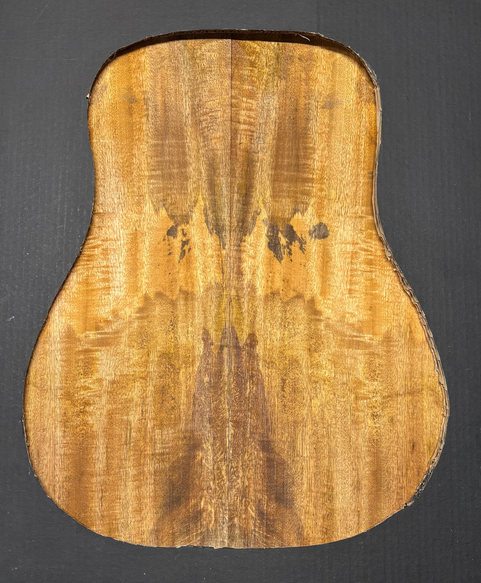 Juego de fondo y aros de guitarra de grado AAAA Dreadnought de palisandro de la India Oriental #61 