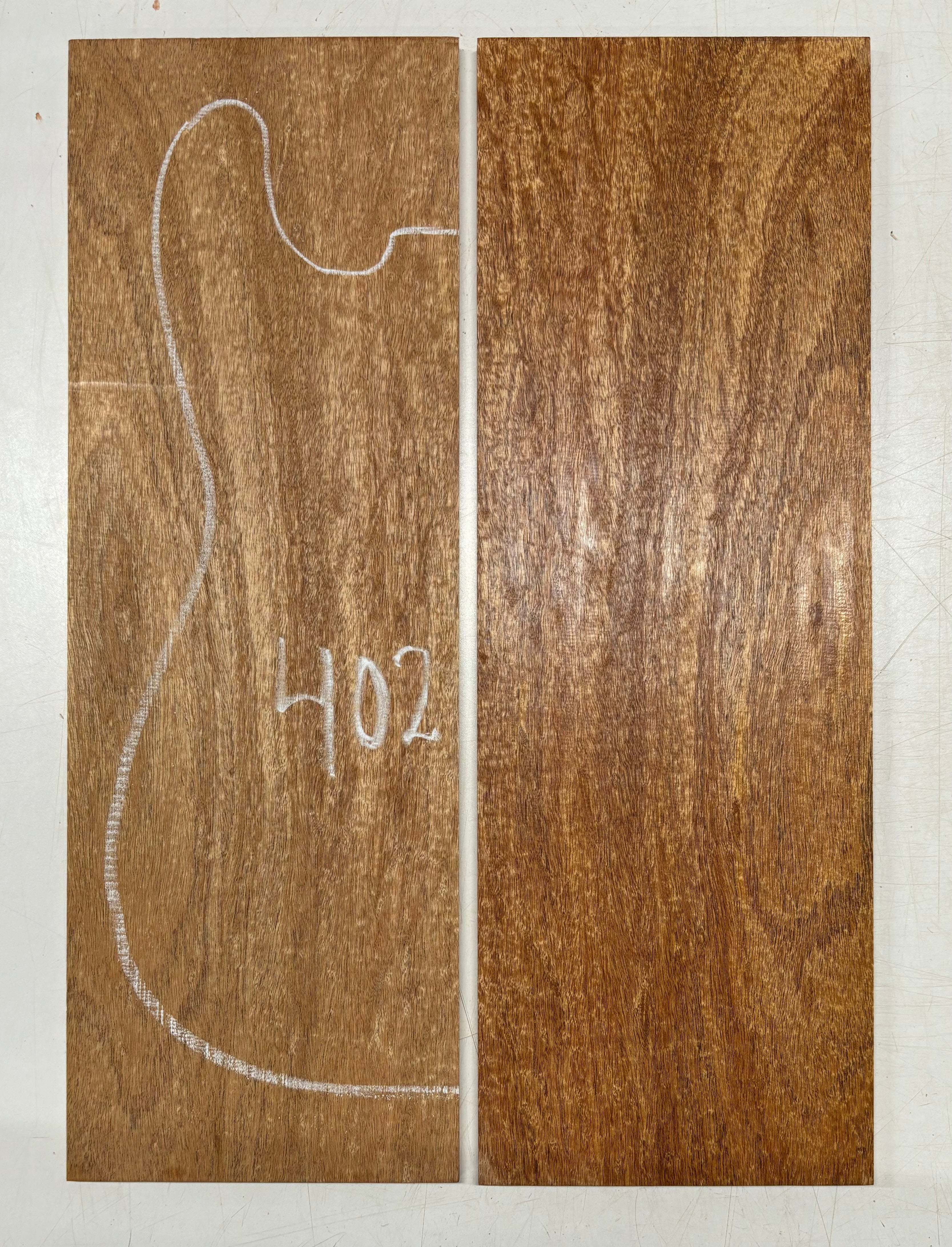 Rare Peacock Flame Mahogany Guitar Drop Top 21" x 7-1/4" x 3/8" #402 Exotic Wood Zone 