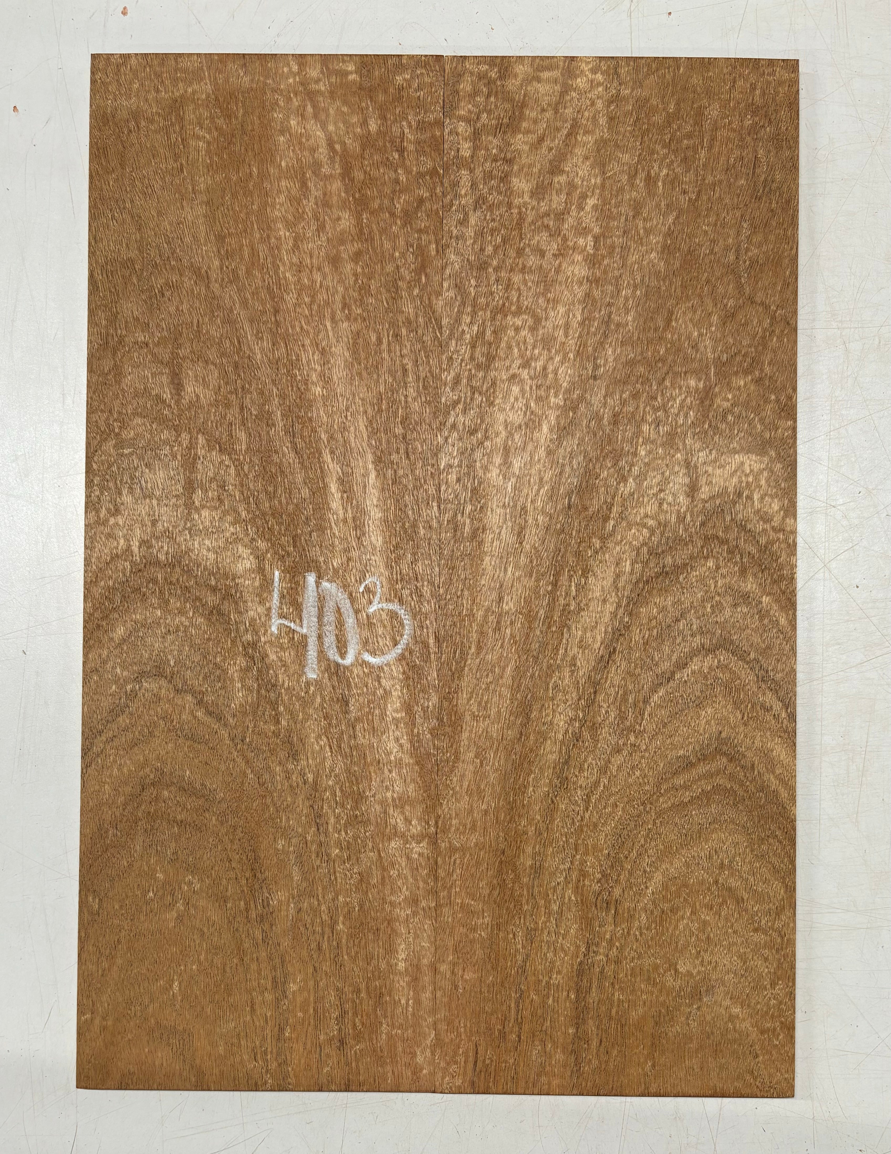 Rare Peacock Flame Mahogany Guitar Drop Top 21" x 7-1/4" x 3/8" #403 Exotic Wood Zone 