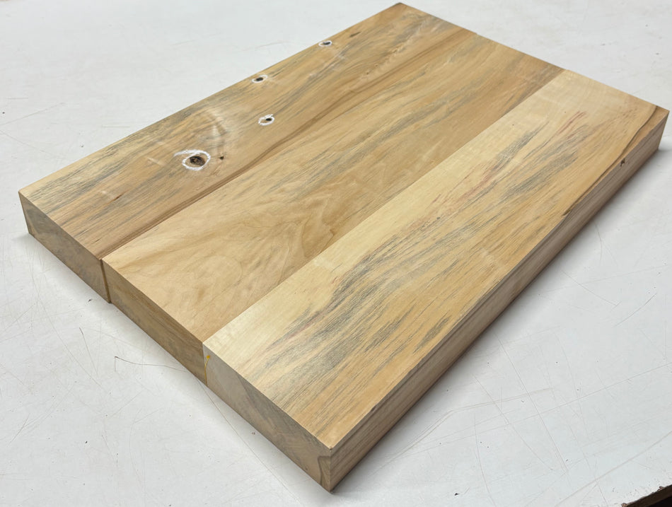 Cuerpo en bruto para guitarra de tilo - 21" x 14" x 1-7/8" (3 piezas-encoladas) #504