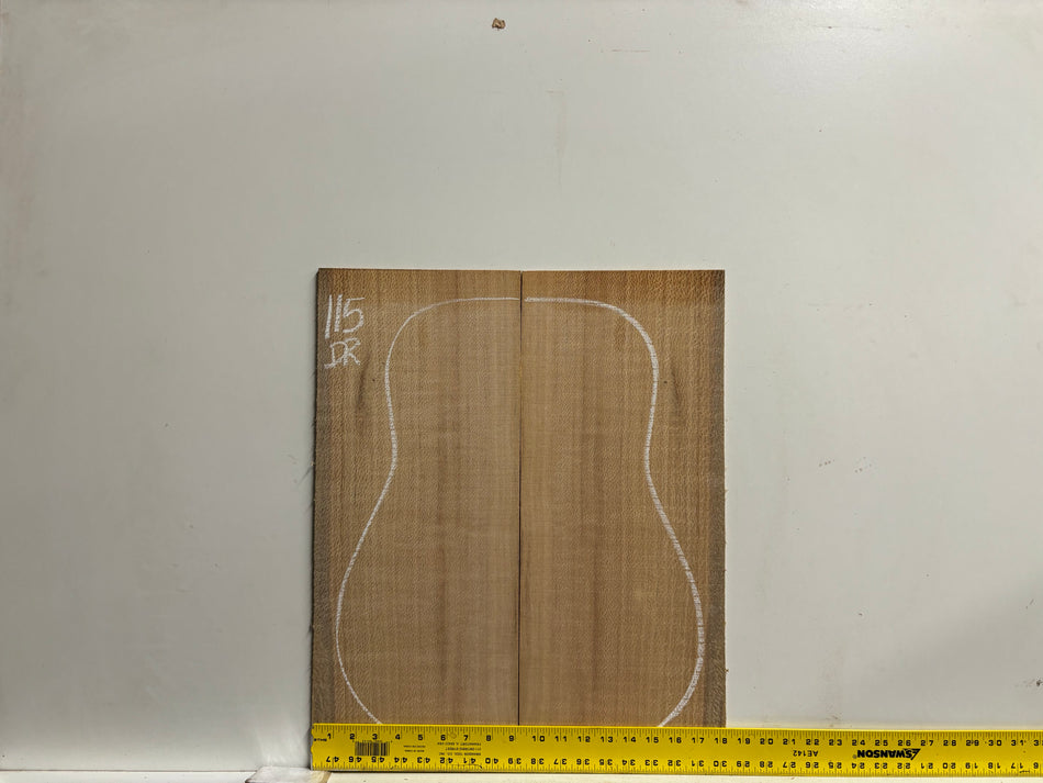 Lacewood Dreadnought Guitar Back & Side Set #115