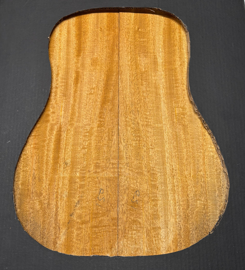 Juego de fondo y aros de guitarra de grado AAAA Dreadnought de palisandro de la India Oriental #61 