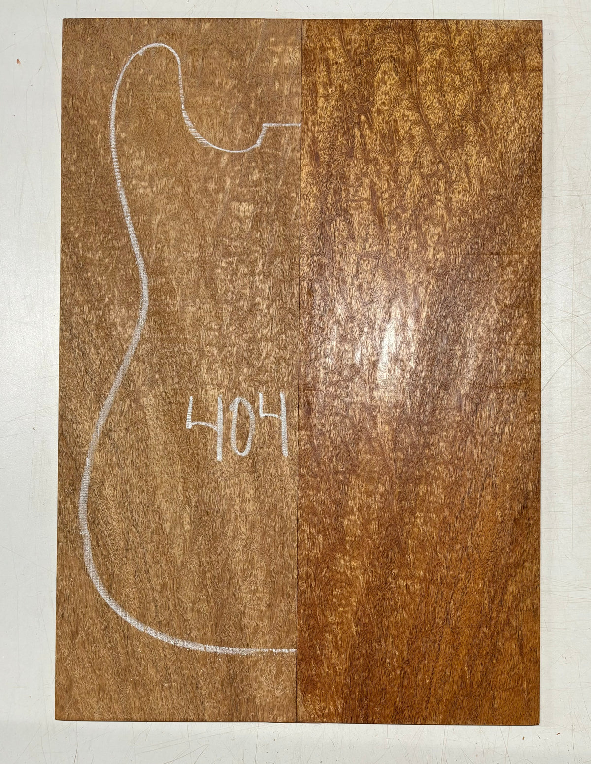 Rare Peacock Flame Mahogany Guitar Drop Top 21" x 7-1/4" x 3/8" #404 Exotic Wood Zone 