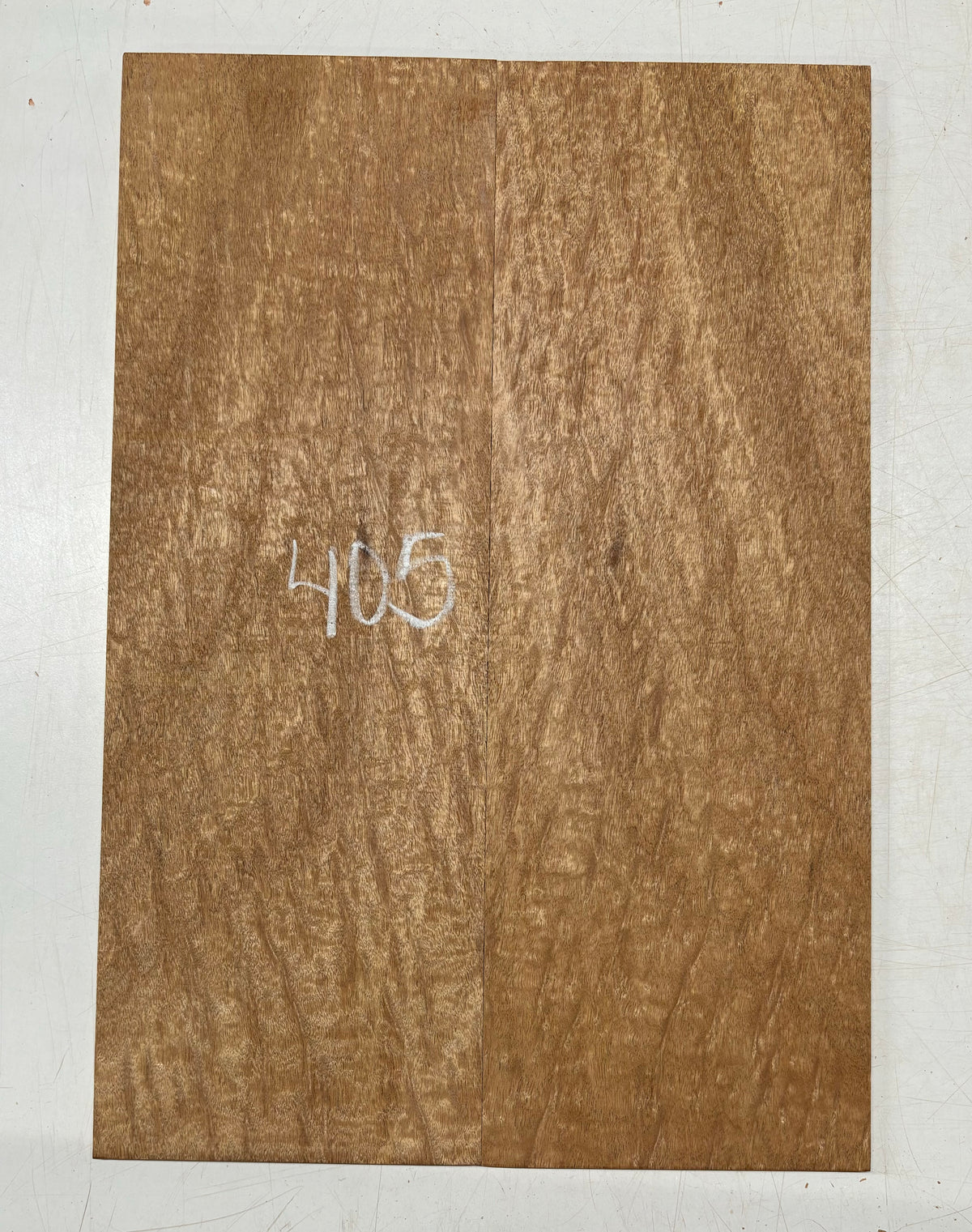 Rare Peacock Flame Mahogany Guitar Drop Top 21" x 7-1/4" x 3/8" #405 Exotic Wood Zone 