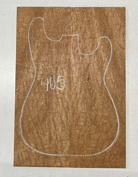 Rare Peacock Flame Mahogany Guitar Drop Top 21" x 7-1/4" x 3/8" #405 Exotic Wood Zone 