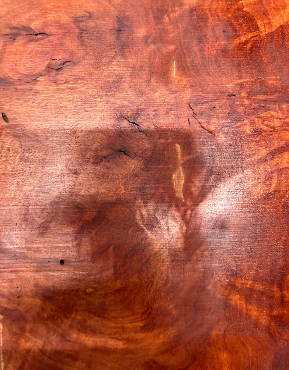 Red Gum Burl Bookmatched Guitar Drop Tops | 21" x 14" x 3/8" - #29 - Exotic Wood Zone - Buy online Across USA 