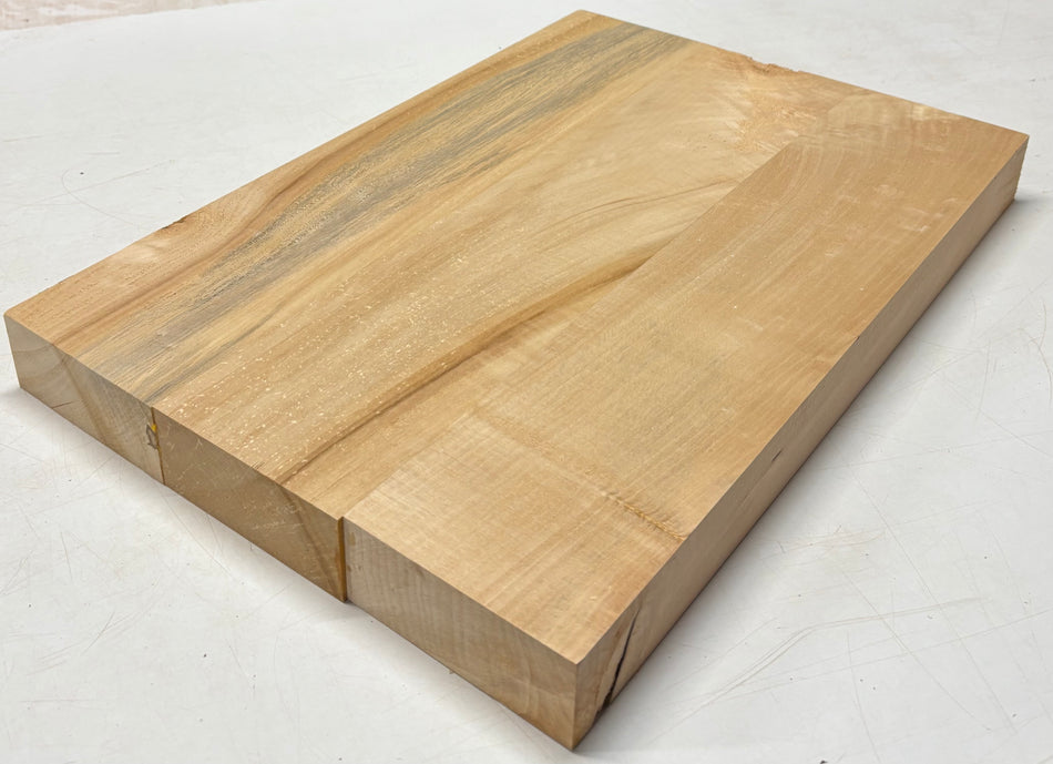 Corps de guitare en tilleul brut - 21" x 15" x 1-7/8" (3 pièces collées) #505