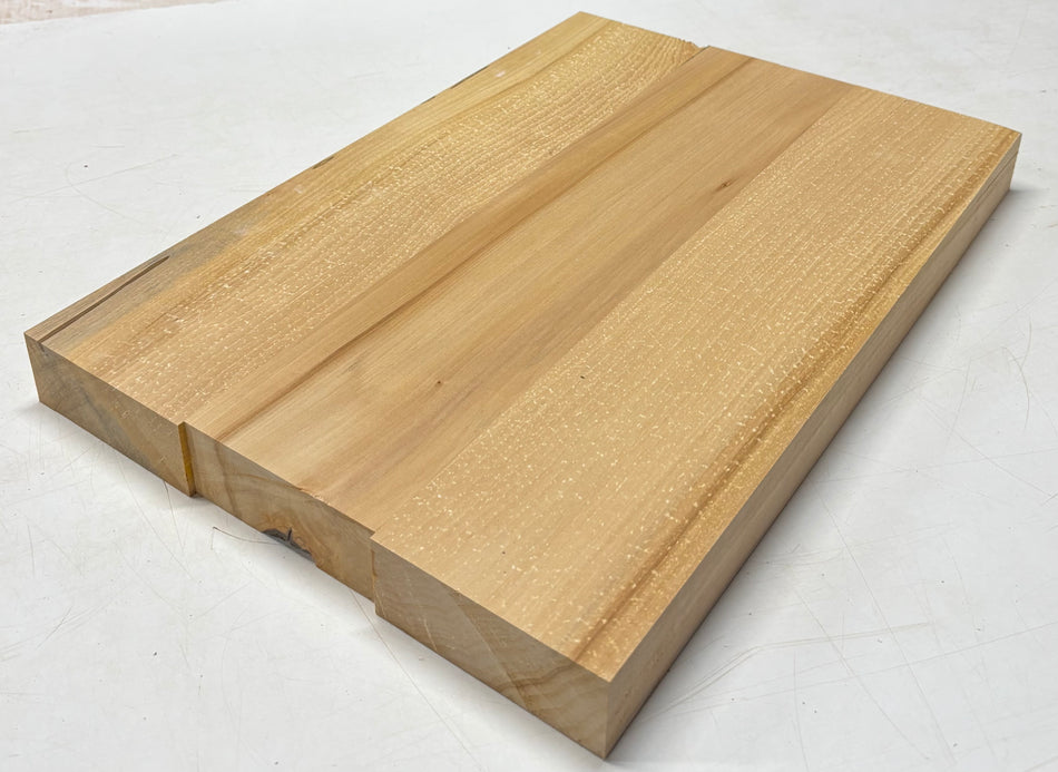 Corps de guitare en tilleul brut- 53,34 cm x 38,1 cm x 4,76 cm (3 pièces collées) #506