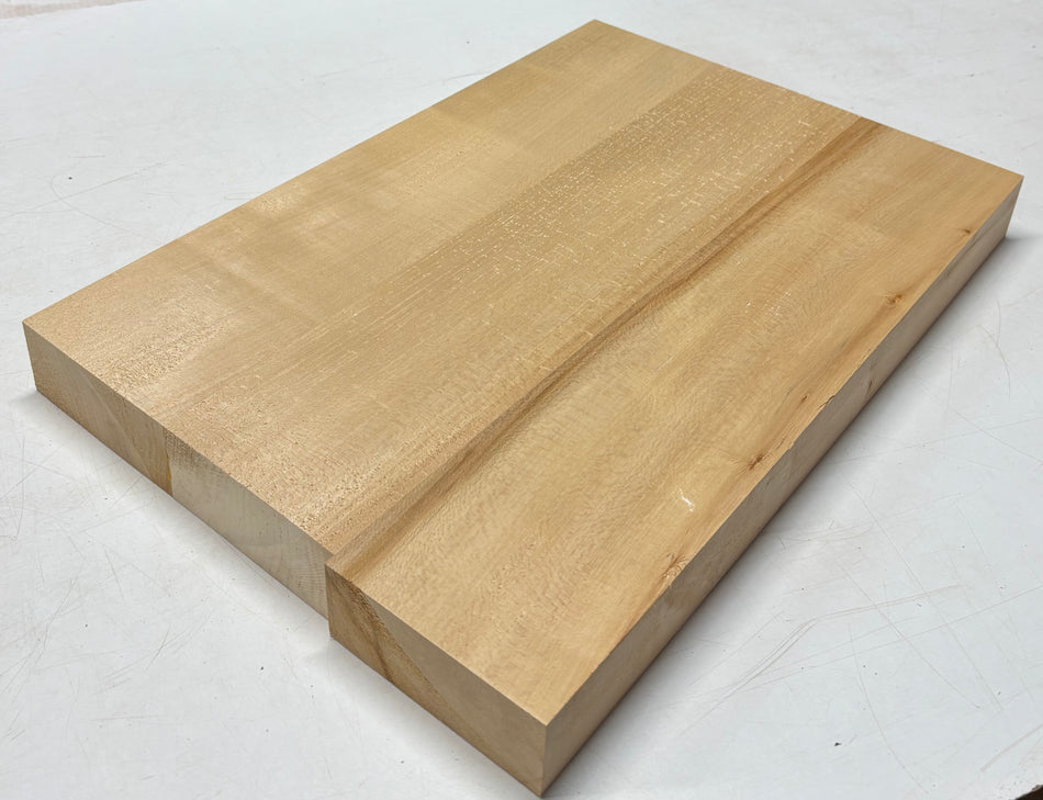 Corps de guitare en tilleul brut - 53,3 cm x 35,6 cm x 4,4 cm (3 pièces collées) #507